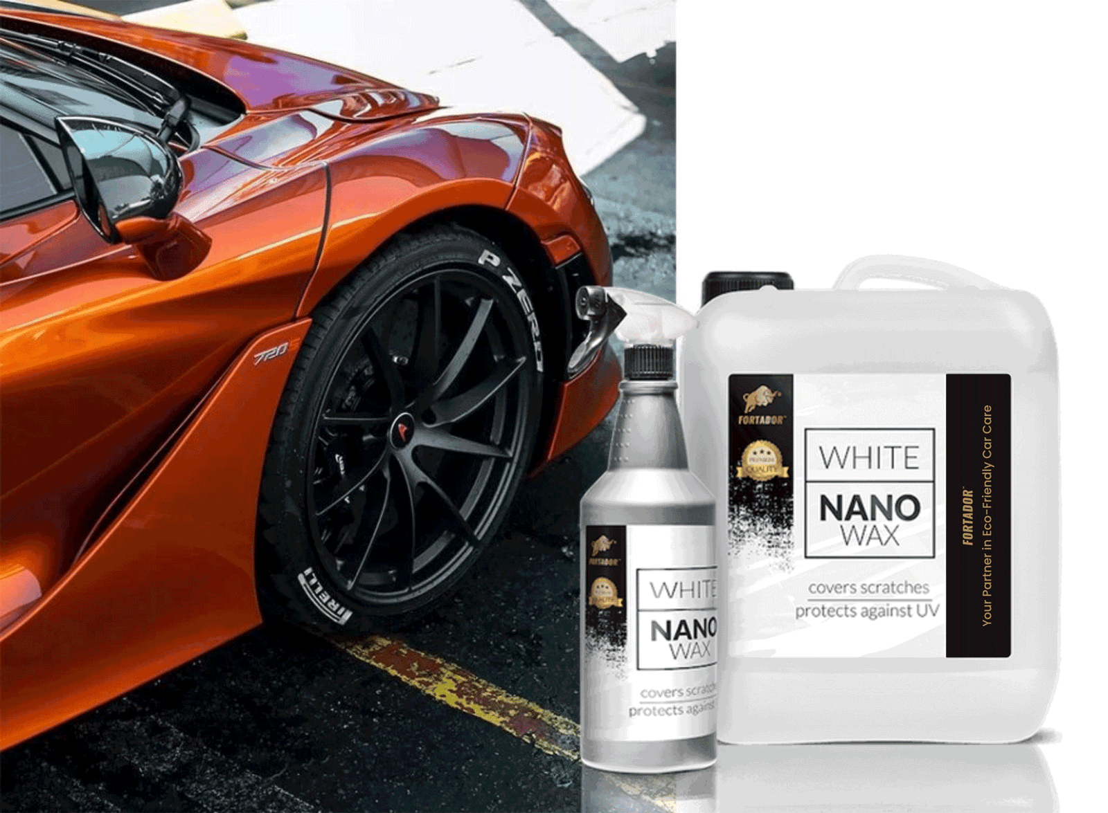 Fortador White Nano Wax with Ceramic Coating